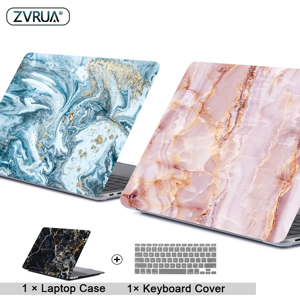 Marble Laptop Case For APPle MacBook Pro Air Retina 11 12 13 15 Mac Book 15.4 13.3 Inch Touch Bar Shell Sleeve + Keypad Cover|Laptop Bags & Cases| - AliExpress