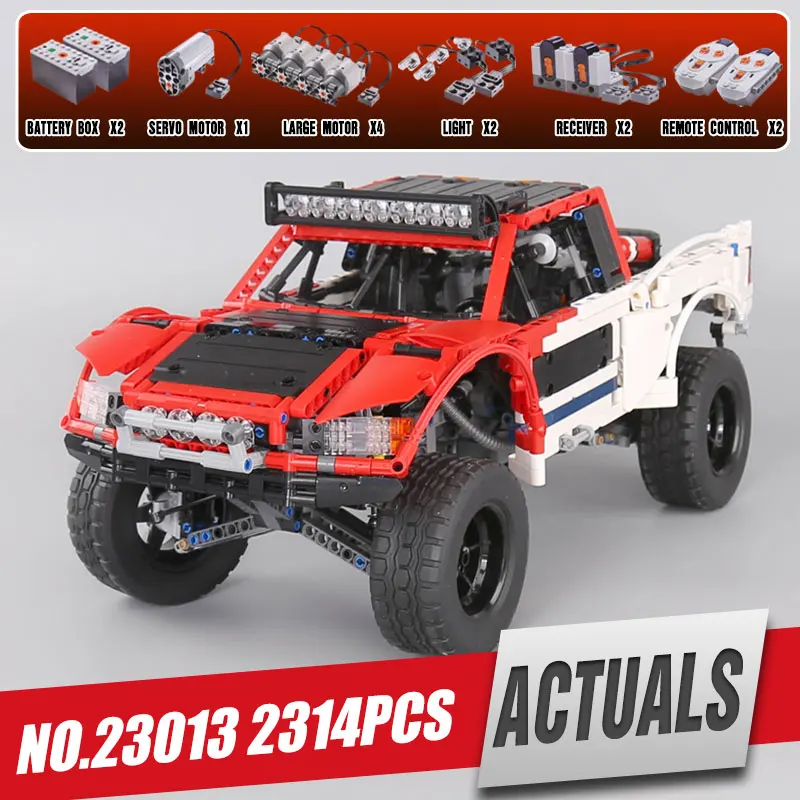 

Lepin 23013 Genuine 2314Pcs Technic Series The Remote-Control Off-road Car Set Building Blocks Bricks legoing Toys As Kids Gifts