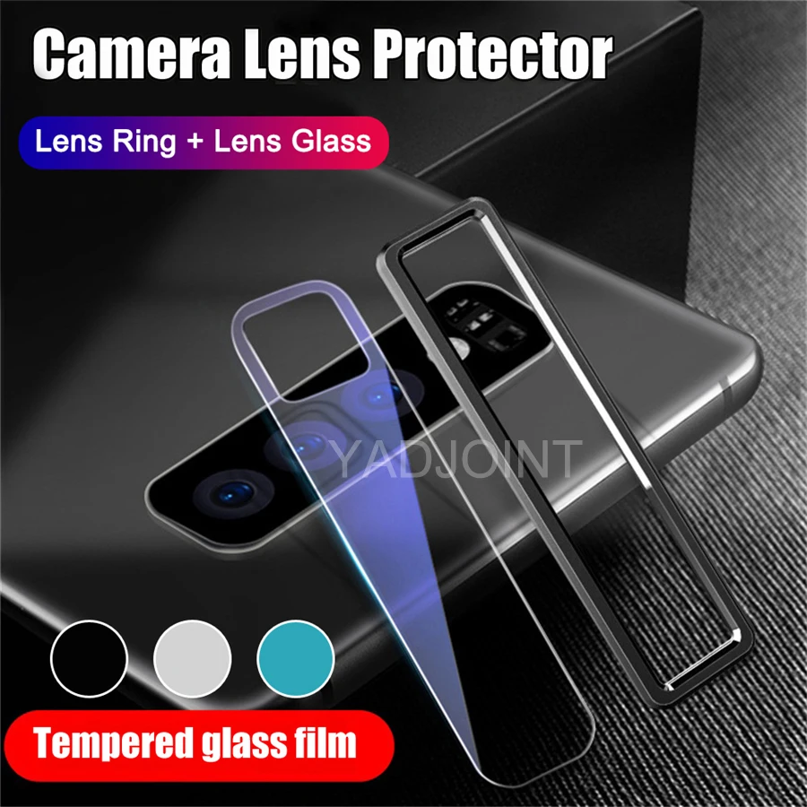 

Camera Case For Samsung Galaxy S10 Rear Lens Protection Ring + Tempered Glass Lens Screen Protector For Samsung Galaxy S10 Plus