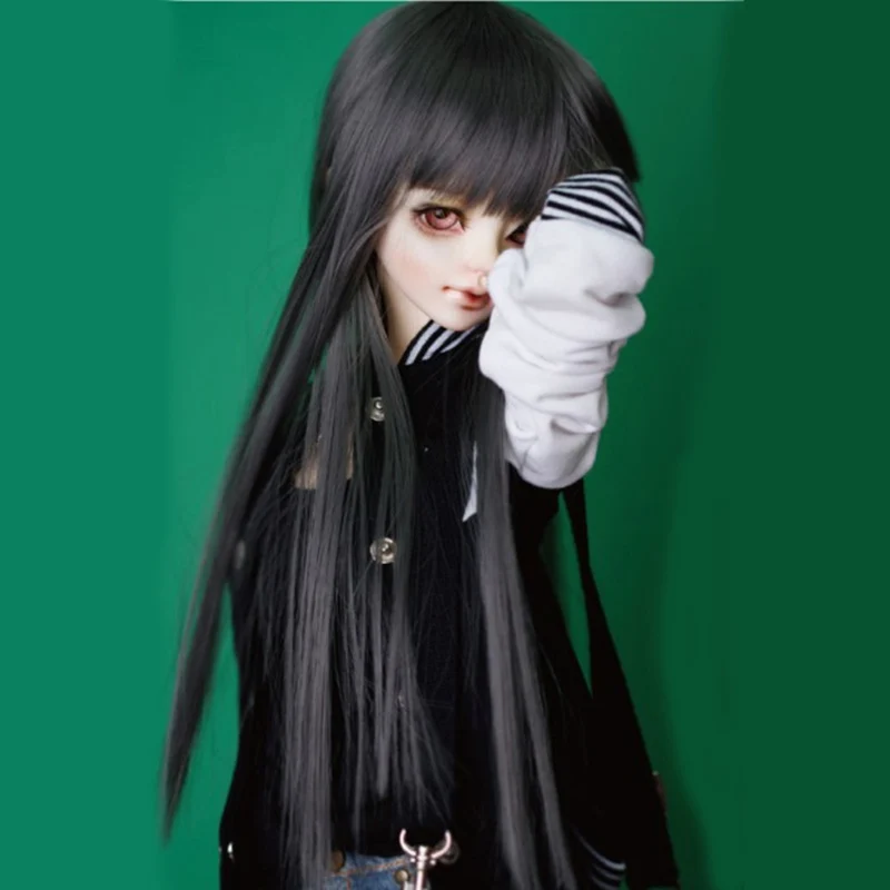 Cataleya модный стиль Fair Размер 1/3 BJD SD парики MSD длинные коричневые высокотемпературные волокна BJD парик для кукол аксессуары - Цвет: BJ9001-1B