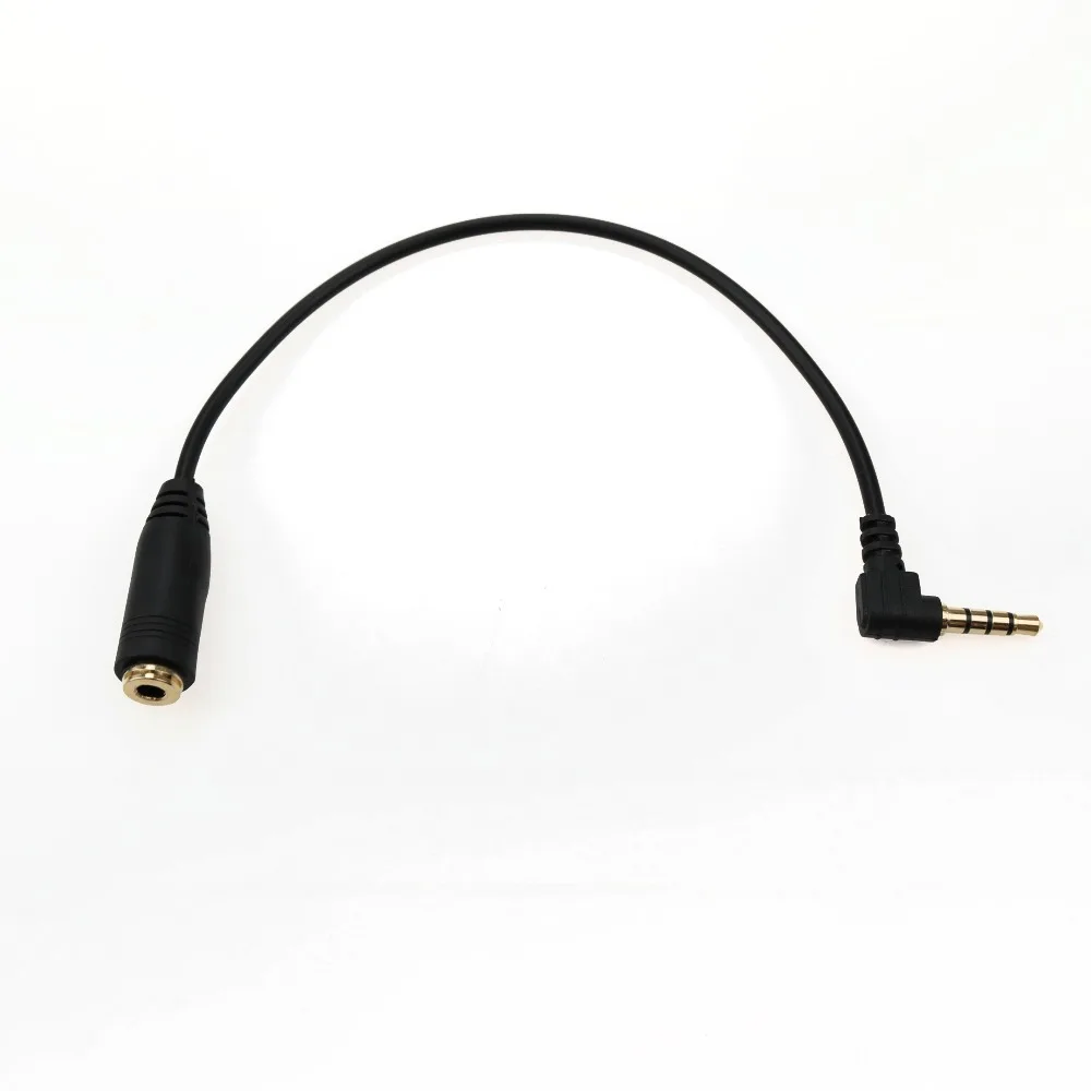 JCD 10pcs lot 90 Degree Headphone Extension Cable 3 5mm Jack Male to Female Aux Cable 3 5 mm Audio Extender Cord 15CM