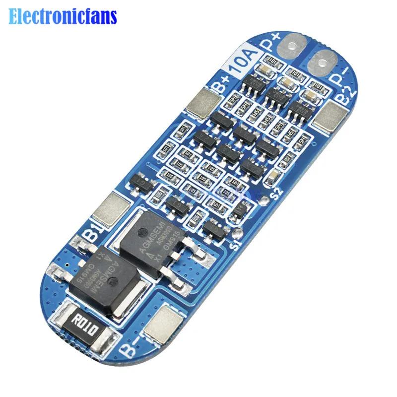 

3S 10A BMS Li-ion Lithium Battery protectiong board 18650 Charger Protection balancer PCB BMS Module 12.6V equalizer board
