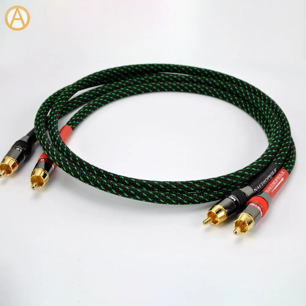 

ANAUDIOPHILE HiFi RCA Interconnect Audio Cable Hifi 2 RCA Male To 2 RCA Male Interconnect Cable Preamp Headphone Amplifier DAC