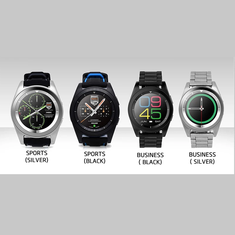 

NO.1 G6 Bluetooth 4.0 MTK2502 Smart Watch With Metal Case Heart Rate Monitor 380mAh for Android iOS