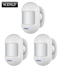 KERUI – Mini détecteur de mouvement PIR sans fil, capteur d'alarme infrarouge passif avec Base pivotante magnétique pour système d'alarme domestique