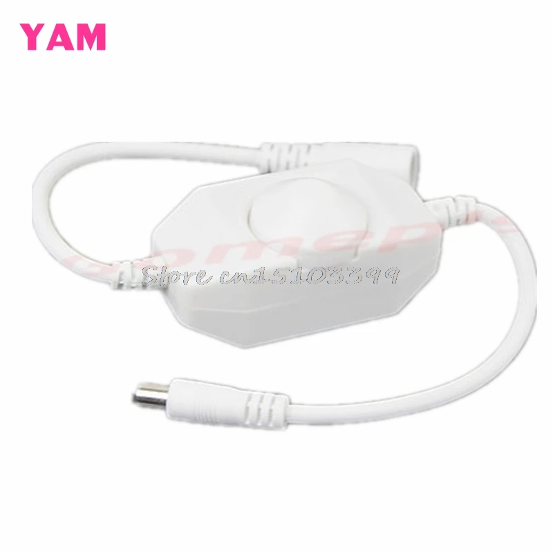 New 12V Manual Dimmer Brightness To DC Adapters For LED Single Color