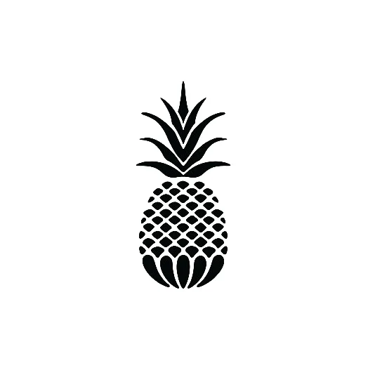 

Abstract Pineapple Shape Vinyl Car Decal Stickers Pattern Decor L378