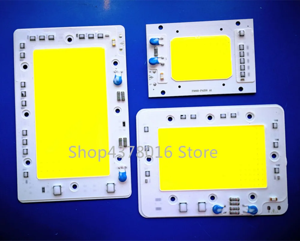 Высокая мощность LED COB чип 50 Вт 100 150 Светодиодная лампа 220 В 110 водонепроницаемый IP65
