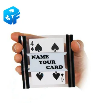 

Free shipping Crystal Frame by Astor (name your card) magic tricks magic props