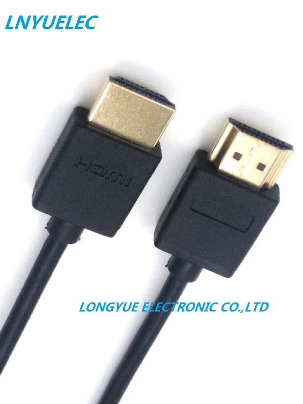 200 шт./лот 6FT = 2 м тонкий hdmi-кабель с Ethernet 1,4 для HD ТВ комплект спортивной одежды для Xbox 360/PS3/Playstation 3/SkyHD/Blu Ray DVD