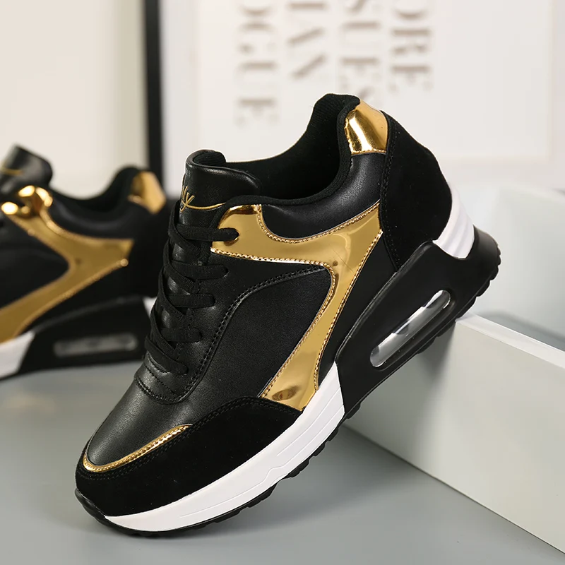 

YRRFUOT Women Sneakers Outdoor Breathable Brand Woman Heightening Shoes Trend Leisure Shoes Zapatos Mujer Women Casual Shoes