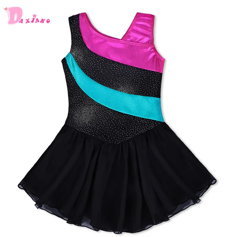 3 Colors Girls Gymnastics Leotard Dress Ballet Dancewear Girls Tulle Skirts Sleeveless Rainbow Sparkle Tutu Dress Costumes 3 Colors Girls Gymnastics Leotard Dress Ballet Dancewear Girls Tulle Skirts Sleeveless Rainbow Sparkle Tutu Dress Costumes