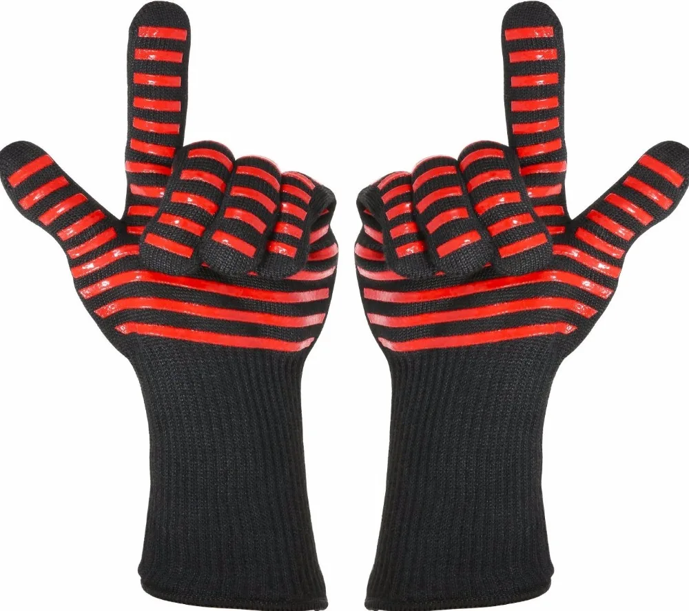 

Insulation silicone gloves safety work gloves non-slip insulation resistant cut breathable safety gloves 30