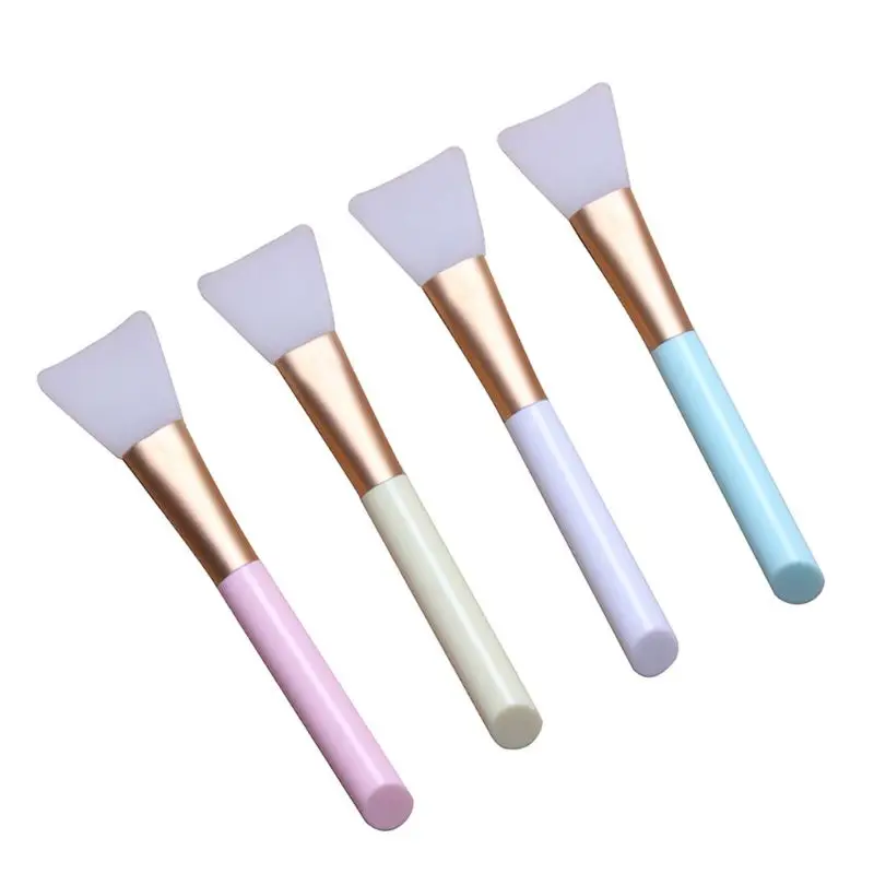 

Candy Color Silicone Face Mask Brush Flexible Facial Mud Applicator Body Lotion Cream Mixing Cosmetic DIY Makeup Beauty Tool