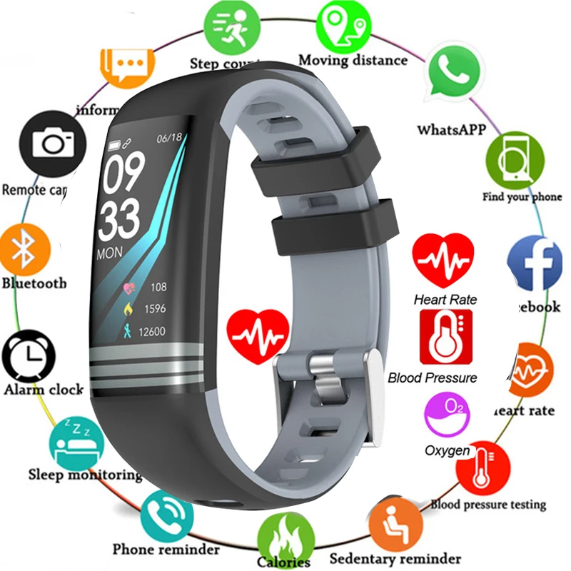 

Smart Band G26 Android IOS Heart Rate Fitness Bracelet Sleep Monitor Fitness Tracker Color Screen Watch Multi Sports Mode Band
