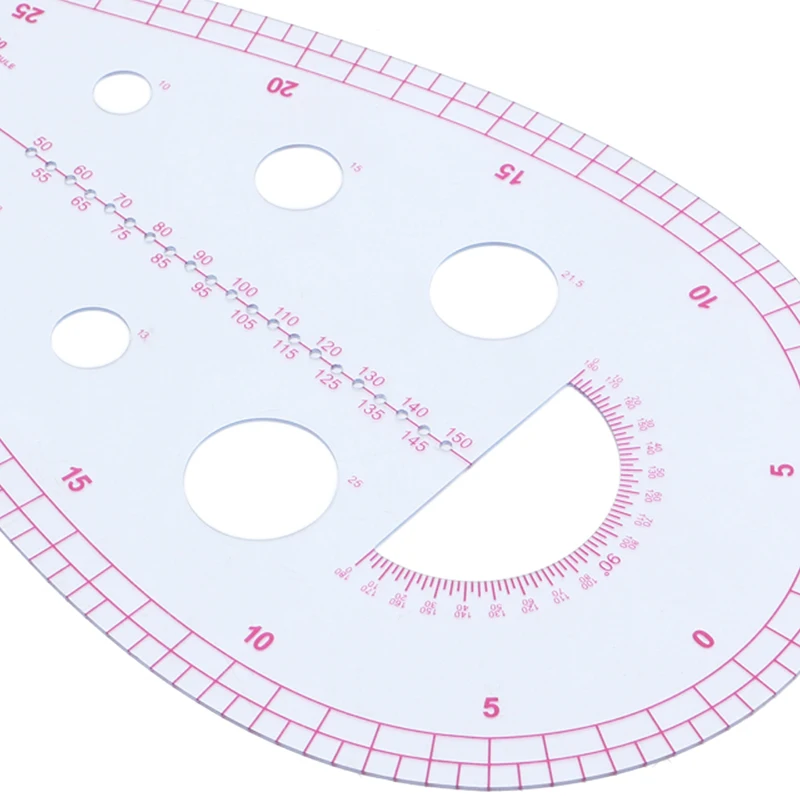 Многофункциональный рукав кривая линейка измерить пластиковое портновское Шитье