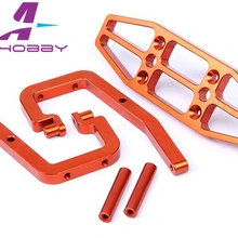 HPI Racing/KM HPI 5B 5 T 5SC LOSI TDBX FS гоночный mcd 1/5 Масштаб rc детали задней подвески, изготовленные из сплава на станке с ЧПУ бампер набор 2