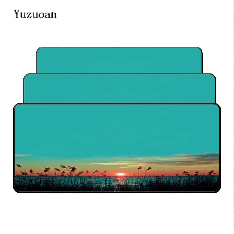  Yuzuoan Free Shipping Landscapes vines 900*400*3MM Large Lock Edge Mousepad Computer Desk Mouse pad