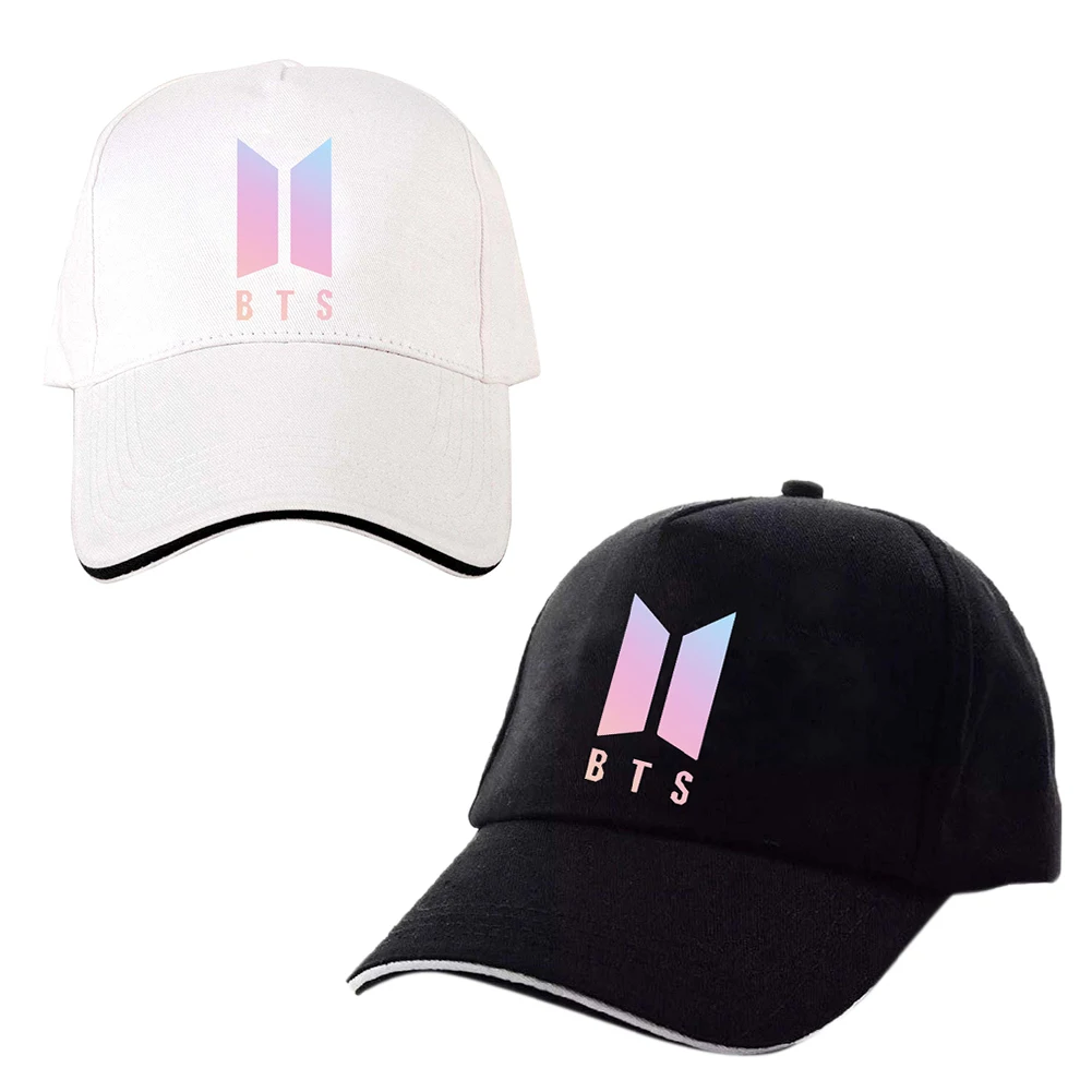 Topi Baseball dengan Cincin BTS Pola 