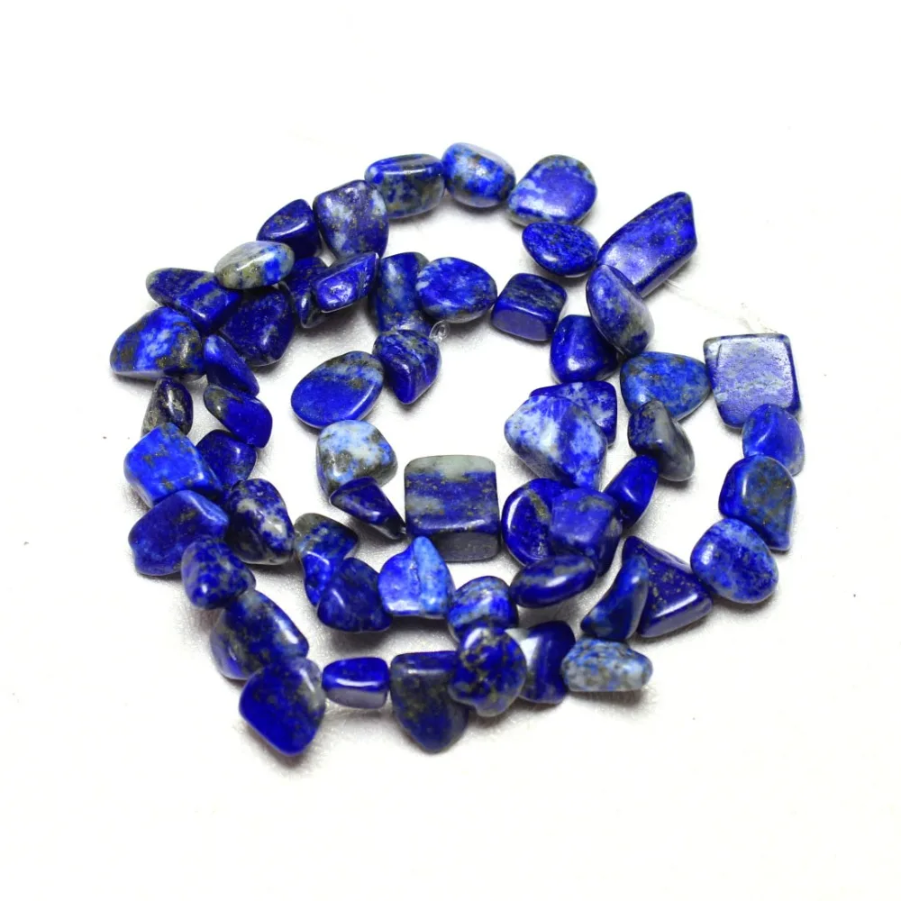 

Wholesale 6-11mm Irregular Shape Natural lapis lazuli Stone Side Hole Beads For Jewelry Making Strand 15'' DIY Necklace Bracelet
