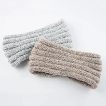 Вязаная Крестовая Женская головная повязка переплетенные волосы аксессуары Скрещенные женские головные повязки для йоги спорта