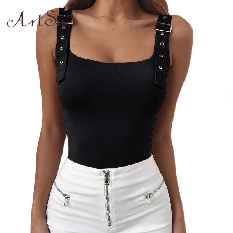 ArtSu Sexy Street Women Bodysuit Backless Black Bodycon Romper Female Catsuit Fashion Bodysuits New Jumpsuit ASJU41268 ArtSu Sexy Street Women Bodysuit Backless Black Bodycon Romper Female Catsuit Fashion Bodysuits New Jumpsuit ASJU41268