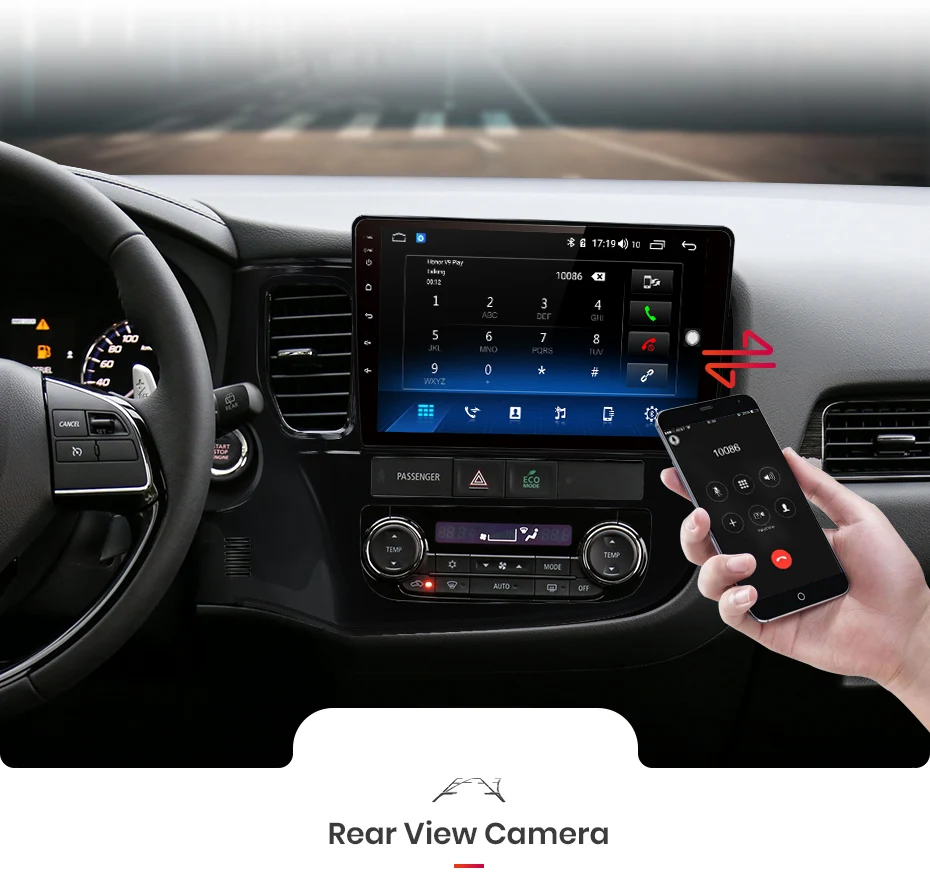 Excellent AWESAFE 2Din Android 8.1 4+64G CarPlay GPS Radio Audio Multimedia Player For Mitsubishi Outlander 3 2012 2014 2018 2 Din no DVD 12