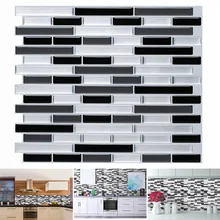 Горячая 3D стикер на стену керамическая плитка декоративные наклейки самоклеющиеся для дома гостиной