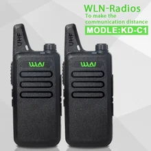 2017 новый запуск 2 шт. handy walkie talkie радио KD-C1 Uhf400-470mhz Двухстороннее Любительское Радио Communicator КВ Трансивер Любительского