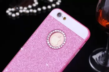 

for iphone 5s Case 6 color Luxury diamonds do not fall off the shimmering powder case for iphone 5S and cover for iphone 5