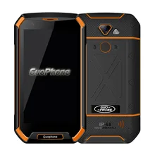 Zello PTT Walkie Talkie Smartphone Guophone V16 IP68 Impermeable 1 GB + 16 GB 4800 mAh Batería Grande de carga inalámbrica teléfono resistente