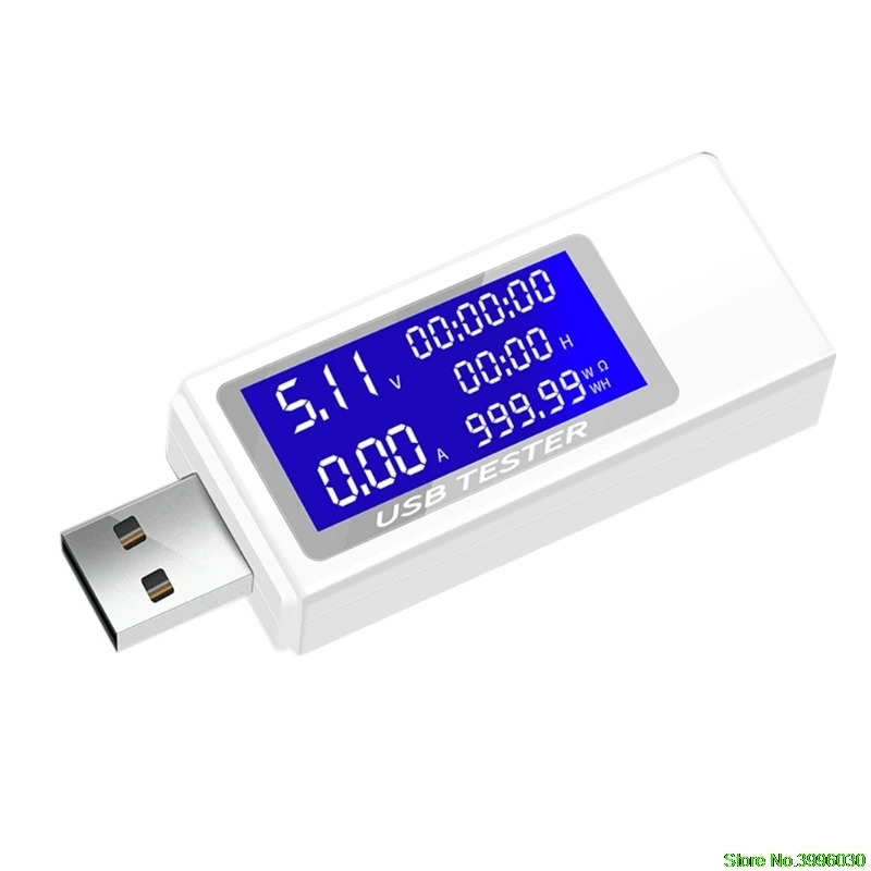 USB Tester Digital Voltmeter Current Voltage Charger Capacity Detector Indicator