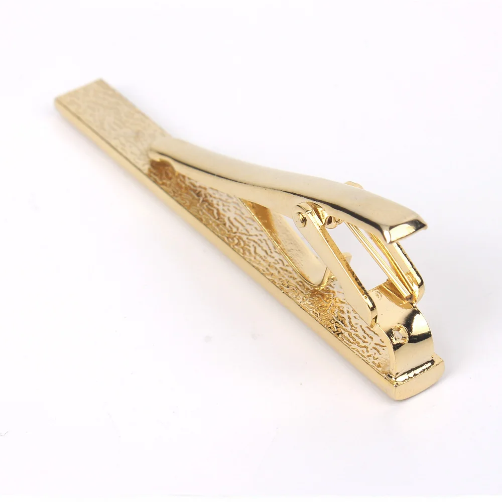 Men’s Tie Pins Metal Crystal Gold