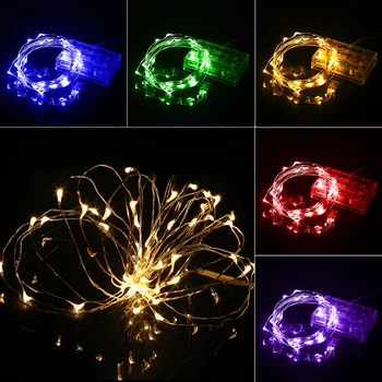 5 M 50 leds DC 4.5 V LED Starry Licht Ourdoor LED holiday String Kerstverlichting Kerst Wedding Verjaardagsfeestje tuin Gordijn Decor