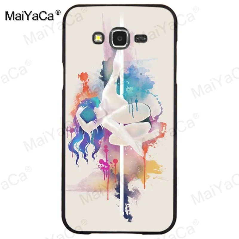 Роскошный Гибридный чехол для телефона MaiYaCa Pole dance dancing Fitness samsung j7 j8 j4 j6 j2pro a9 a8 a6