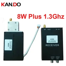 8W high quality 1 3G transceiver 1300mhz CCTV transmitter 1 3G FPV Transmitter Receiver 1 3G