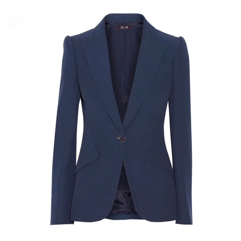 New fashion women business suits formal office work pants suits plus size jacket and Trousers female long sleeve blazer set