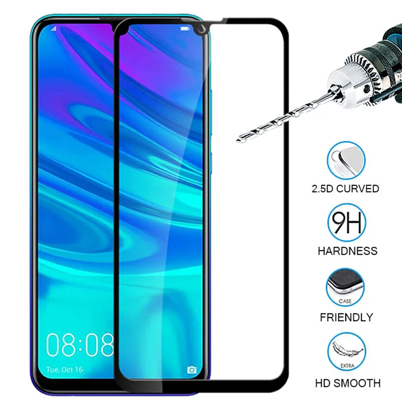 

Protective Glass On For Huawei P Smart Plus 2019 Screen Protector Tempered Glass on huawey huawai huavei psmart full cover verre