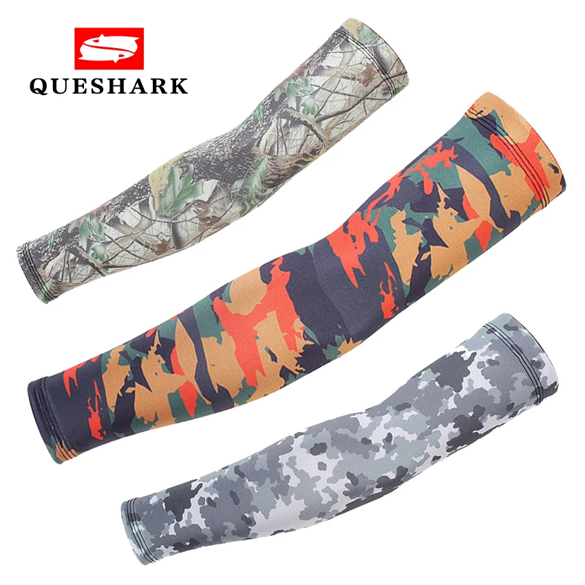 

1 Pair Summer Sunscreen Cycling Arm Warmers Jungle Patten Camping Fishing Arm Sleeves Uv Protection Camouflage Bike Armwarmers