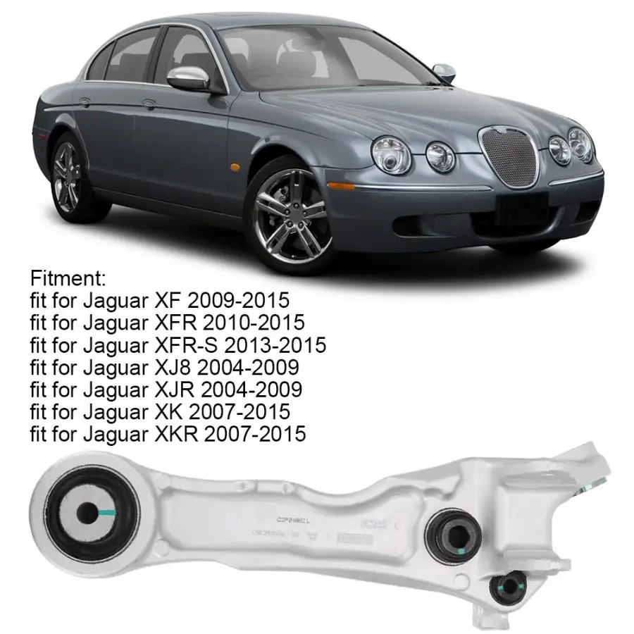 Передний левый рычаг управления в сборе подходит для Jaguar 2002- C2P24862 C2C36867 Camber Kit Автоаксессуары