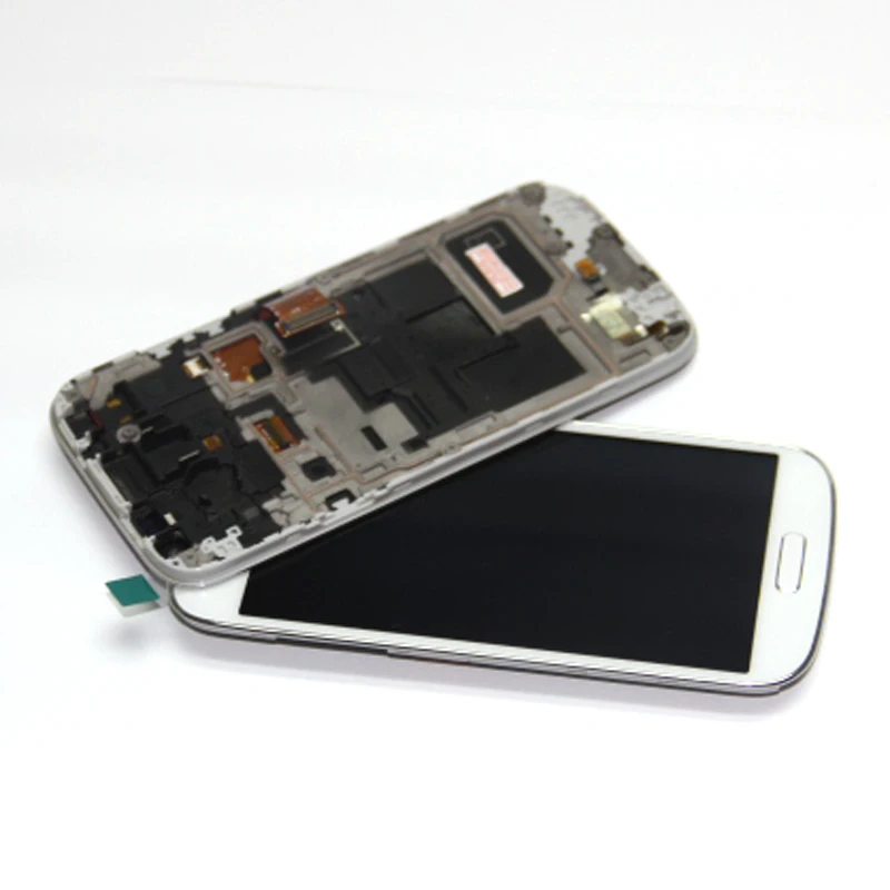 Черный для samsung Galaxy S4 мини i9195 i9190 9195 9190 ЖК-дисплей Дисплей Сенсорный экран Digitizer+ рамка Полная сборка