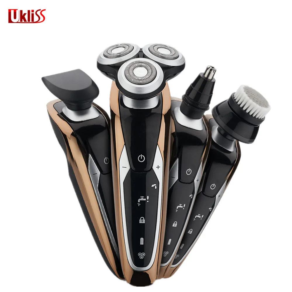 

Electric Shavers Hair Removal Rotary 3-Head Float Trimmer Lithium Battery Smart Epidtor Multi-Function Matching
