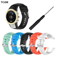 Силиконовый сменный Браслет для часов Ремешок для Suunto Spartan тренажер наручные огнеупорные часы