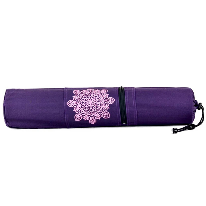 Purple Yoga /& Pilates Mat Bag with Carry Strap /& Draw String