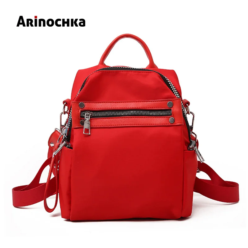

New Bag Waterproof Oxford Women Backpack Zipper School Bags For Teenagers Girls Small Backpack Female Rucksack Mochilas Feminina