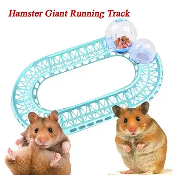 

90x50cm Funny Pet Hamster Training Runway Interactive Roller Ball Track Sports Playing Toy