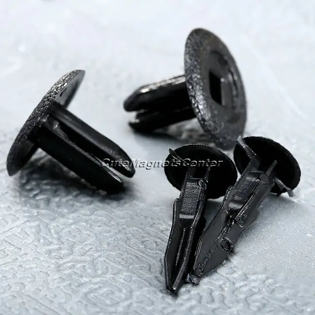 50 Pcs 6mm Loch Kunststoff Nieten Auto Push-Clips Universal Auto Verkleidung  Trim Panel Fastener Clips - AliExpress