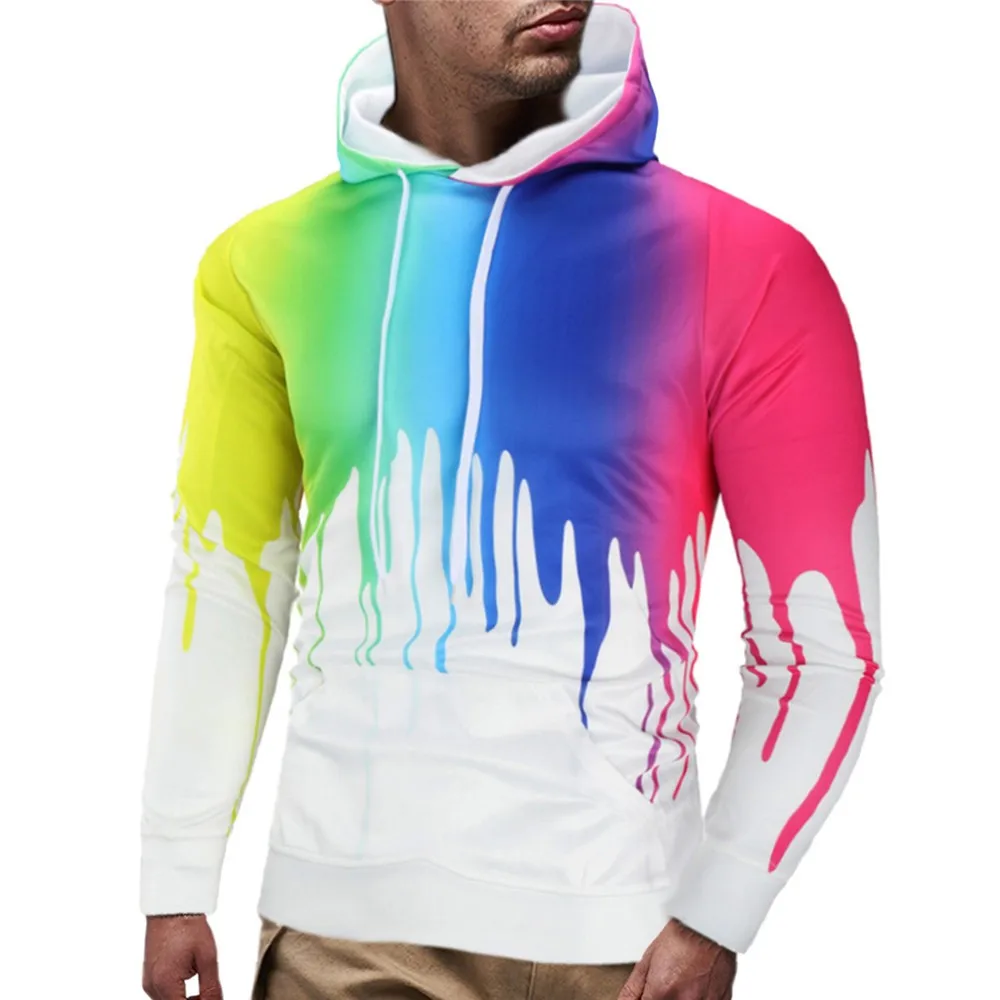 Sweatshirts Mens Autumn Casual 3D Printed Long Sleeve Pullover Sweatshirt Hoodie Coat Top 3D 