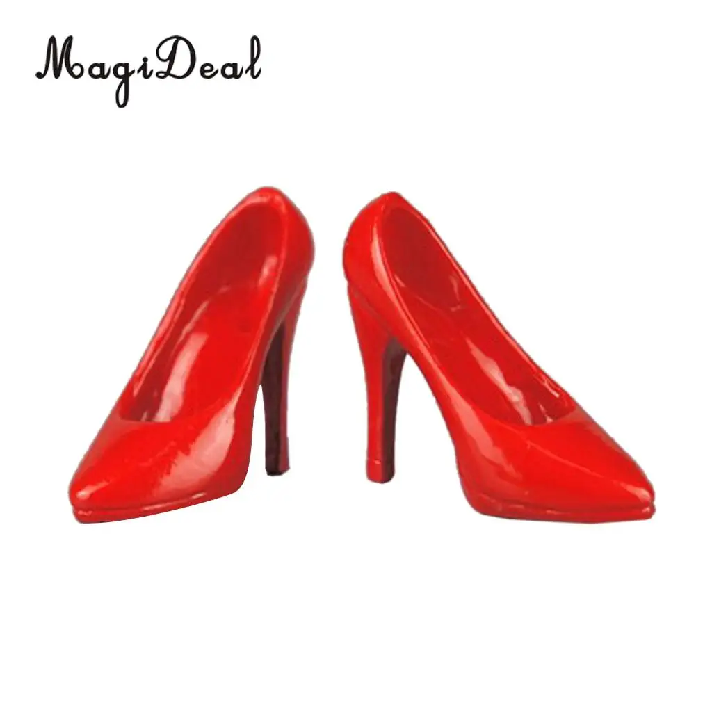 MagiDeal Fashion 1Pair 1/6 Scale Plastic High Heeled Shoes For 12 Inch Female Figures Body Models Party Show Stage Acce Gifts MagiDeal Fashion 1Pair 1/6 Scale Plastic High Heeled Shoes For 12 Inch Female Figures Body Models Party Show Stage Acce Gifts
