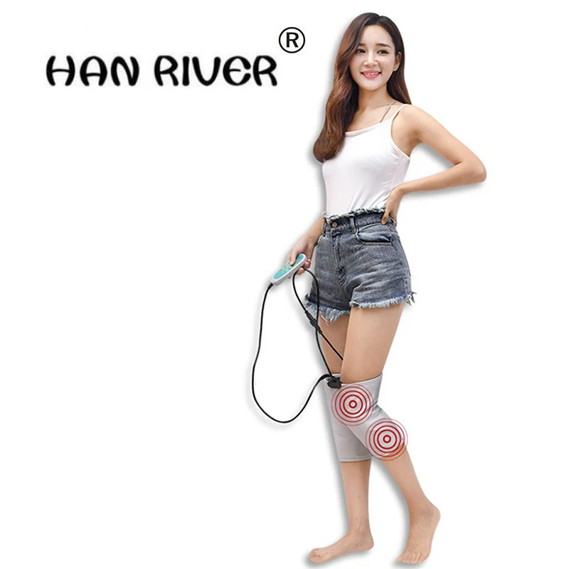 Buy Health Care 1 Pair Vibrate massage to heat knee Pads moxibustion Hot